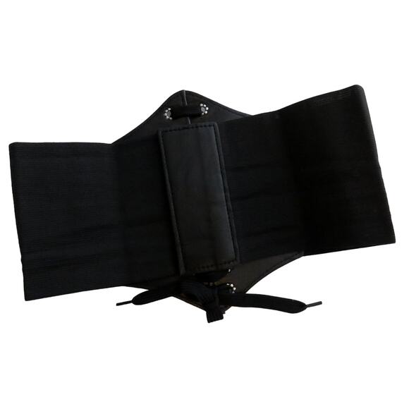 Cider Black Lace Up Belt Renaissance Gothic Sexy Belt - Picture 5 of 7